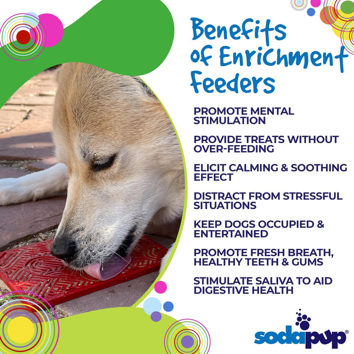 Heart Design Valentine Enrichment Lick Mat