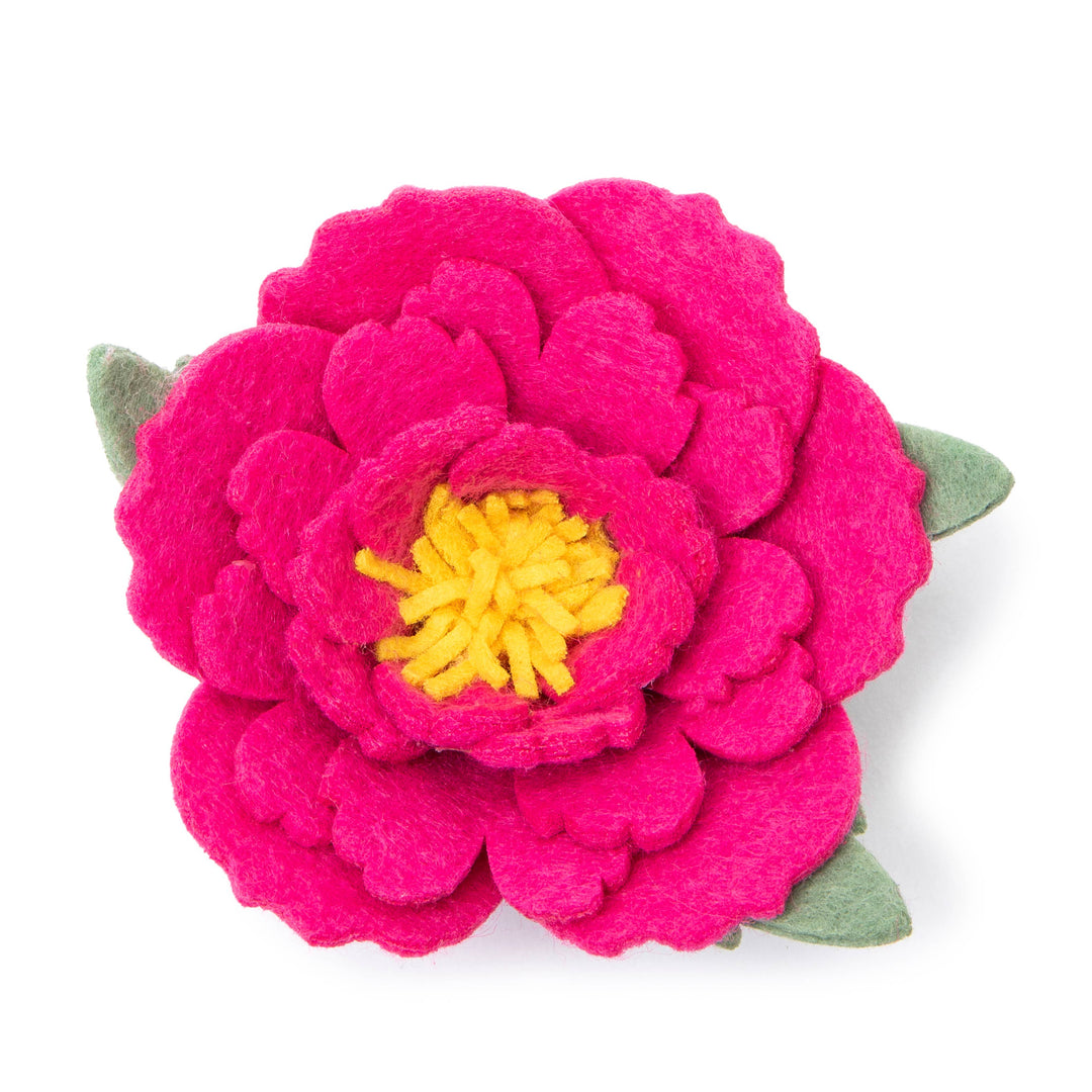 Peony Spring Dog Collar Flower Attachment