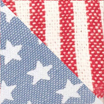 Stars and Stripes Summer Dog Bow Tie