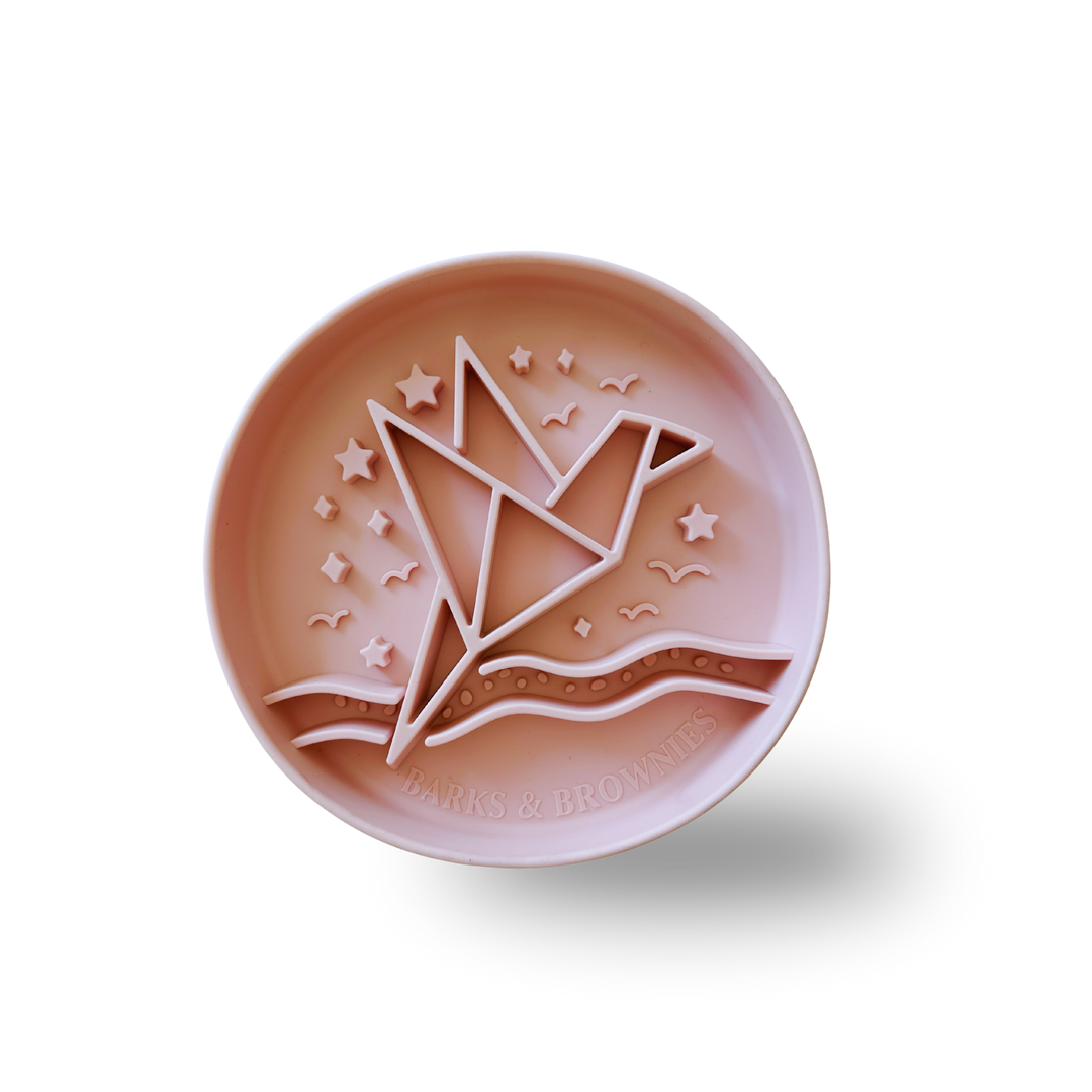 Origami Slow Feeder Blush