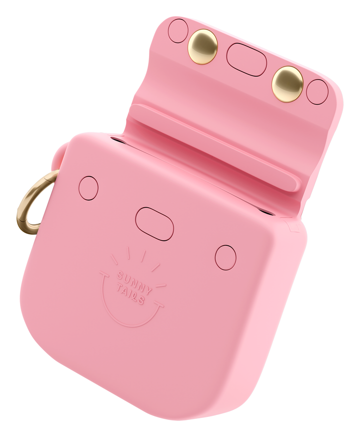 Perfect Pink Snap Dog Treat Pouch