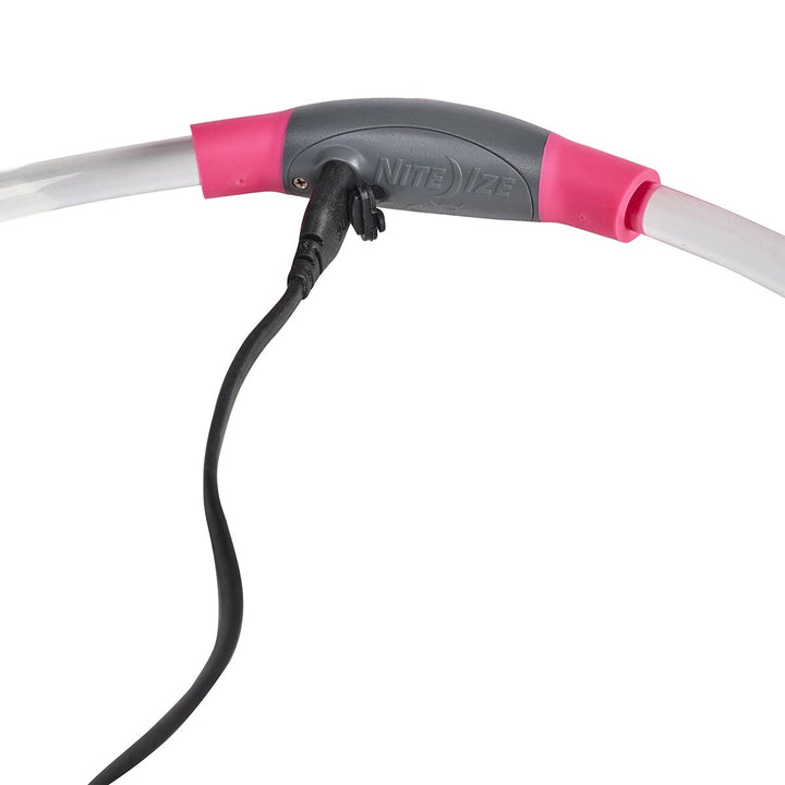NiteHowl® Rechargeable LED Safety Necklace Pink