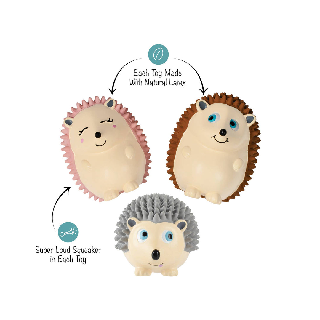 On a Roll Small Latex Dog Toys Set of 3