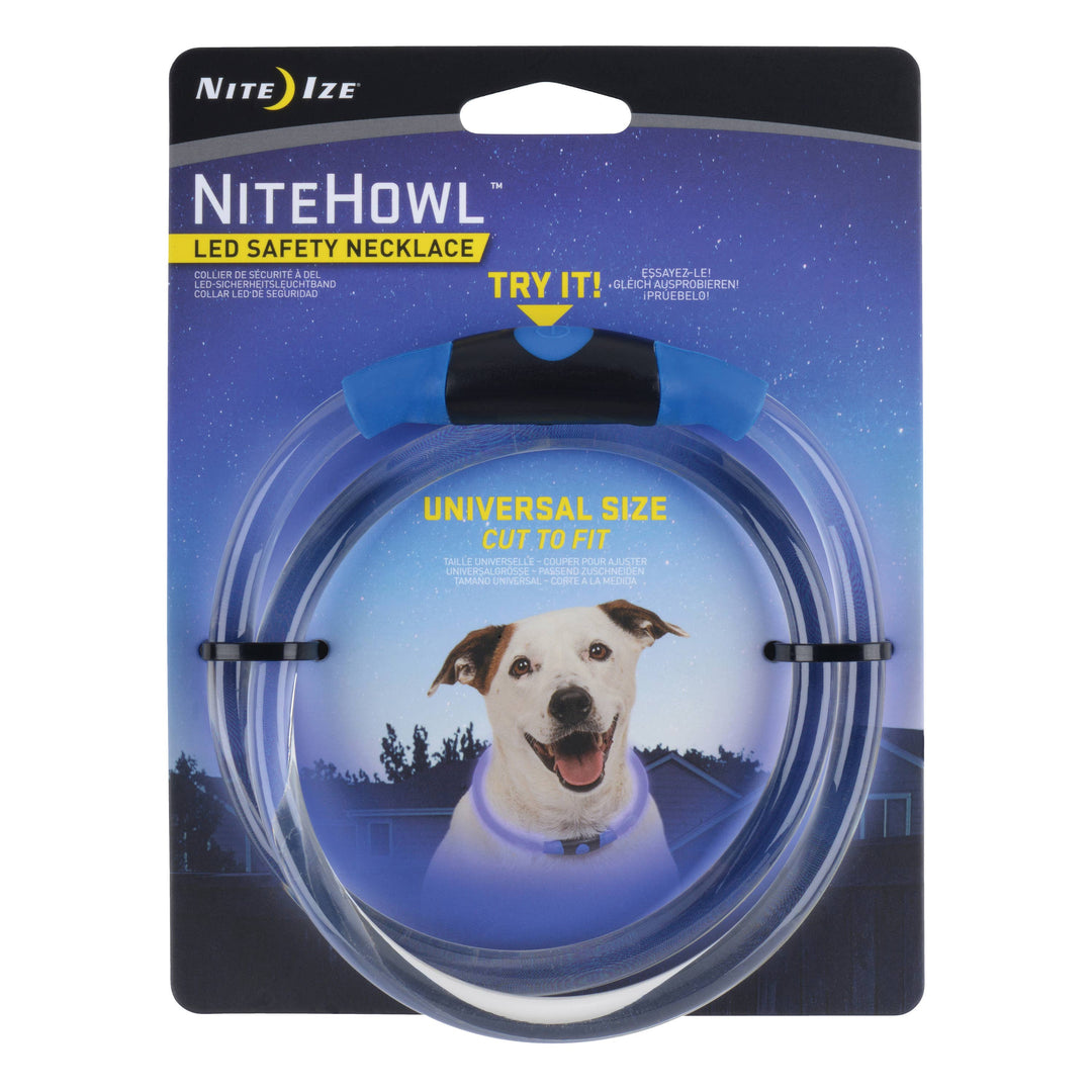 NiteHowl Rechargeable LED Safety Necklace Blue