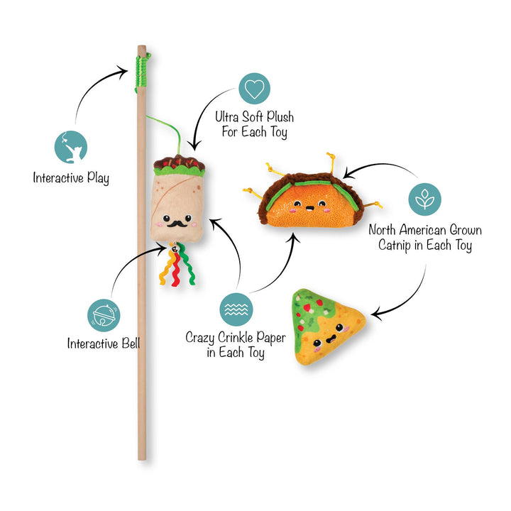 Cat Toy Feeling Like a Guac Star