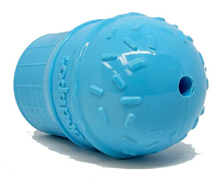 Ice Cream Cone Durable PUP-X Rubber Chew Toy &amp; Treat Dispenser