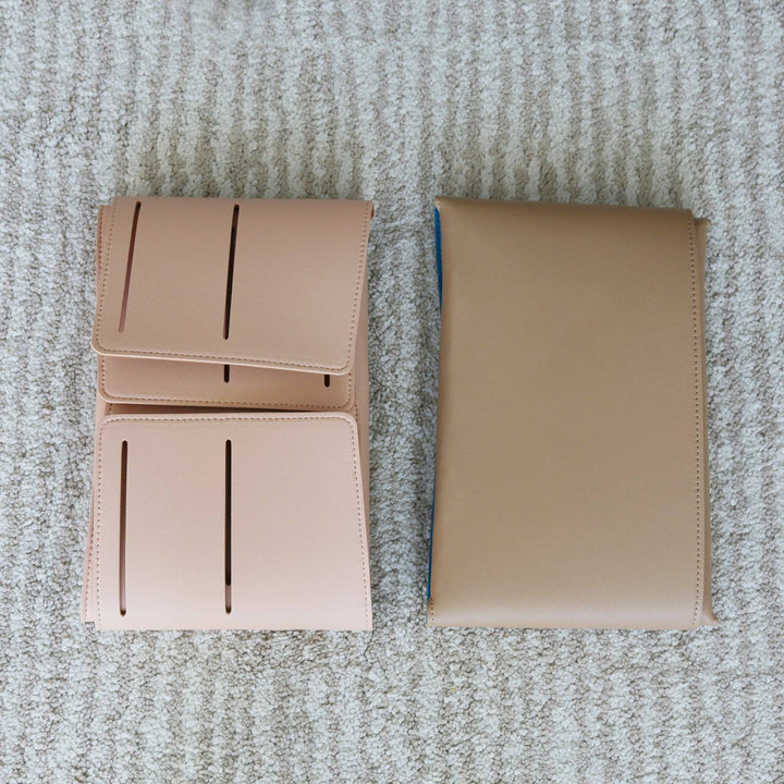 Vegan Leather Felt-lined Storage Bin