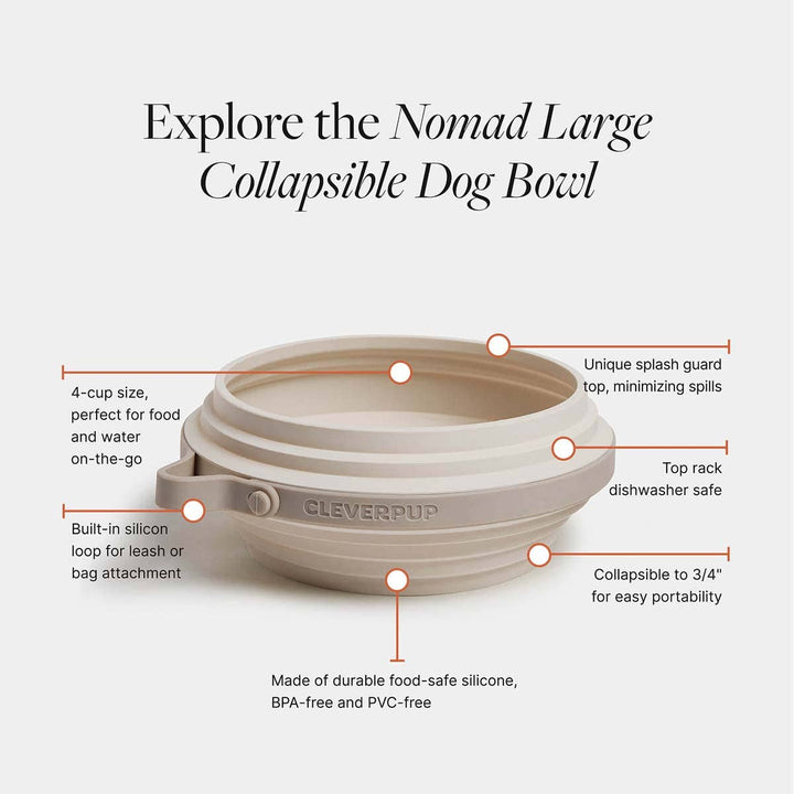 Nomad Collapsible Dog Bowl