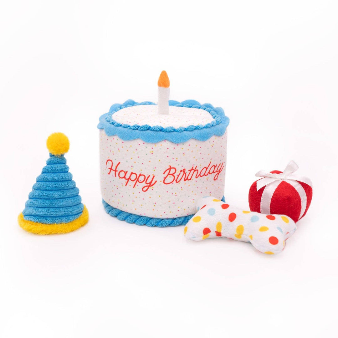 Zippy Burrow™ - Birthday Cake 24/cs - Dog Toy