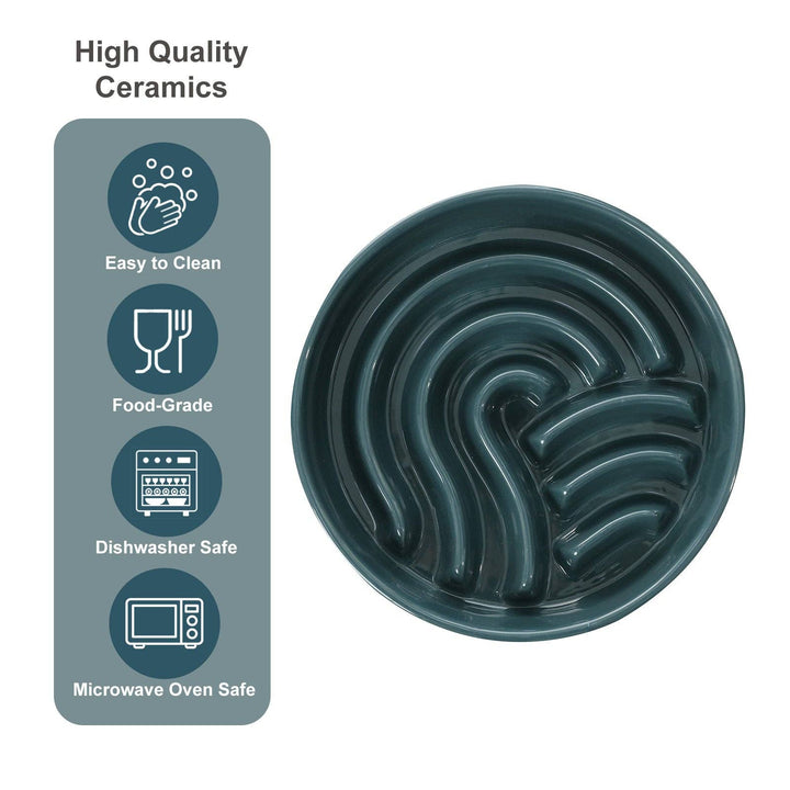 Wave Slow Feeder Dog Bowls