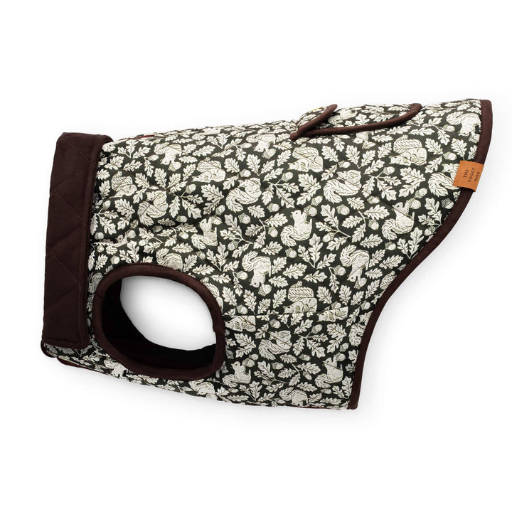 Olive Reversible Dog Jacket