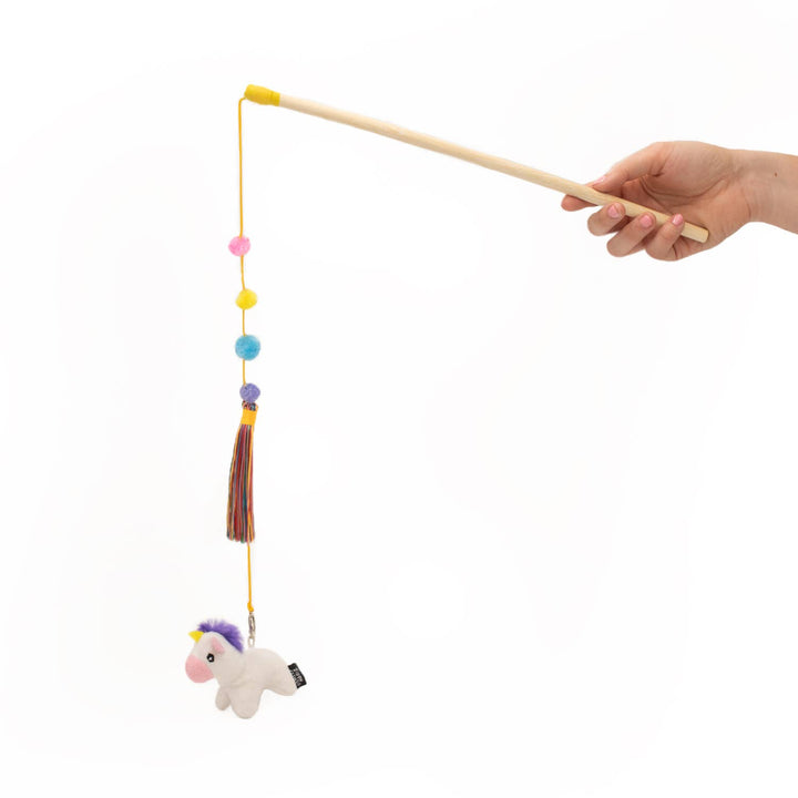 ZippyStick Unicorn (Cat Toy)