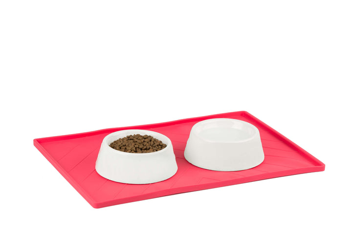 Silicone Food Mat Raised Edge Medium