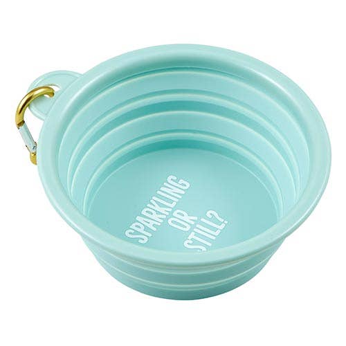 Sparkling or Still? Collapsible Bowl