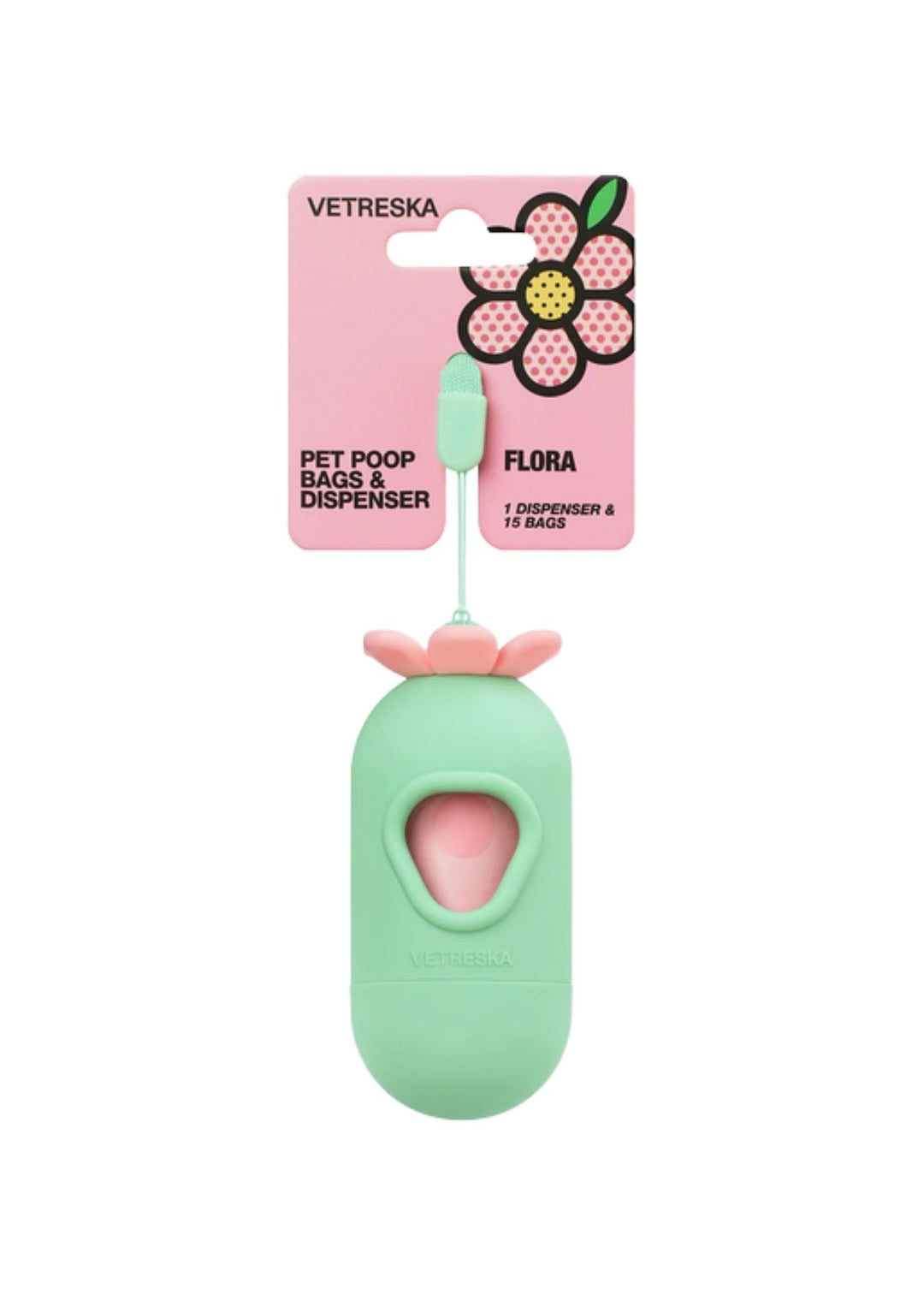 Flora Poop Bag Dispenser Set (1+1)