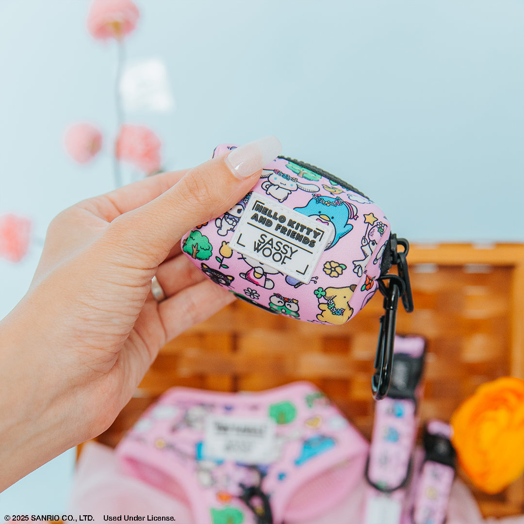 Dog Waste Bag Holder Hello Kitty® &amp; Friends Flower Festival