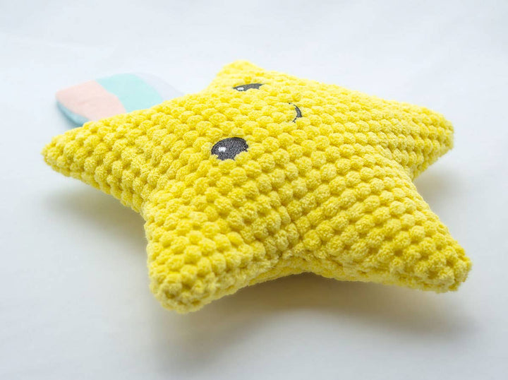 Shooting Star Plush Dog Toy 8"