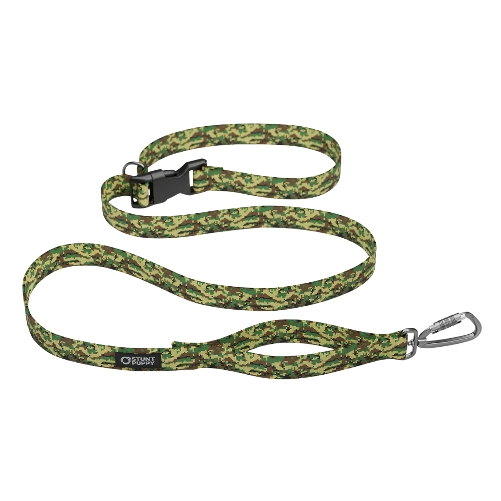 Camo Mint Everyday Leash 3/4" Wide / No