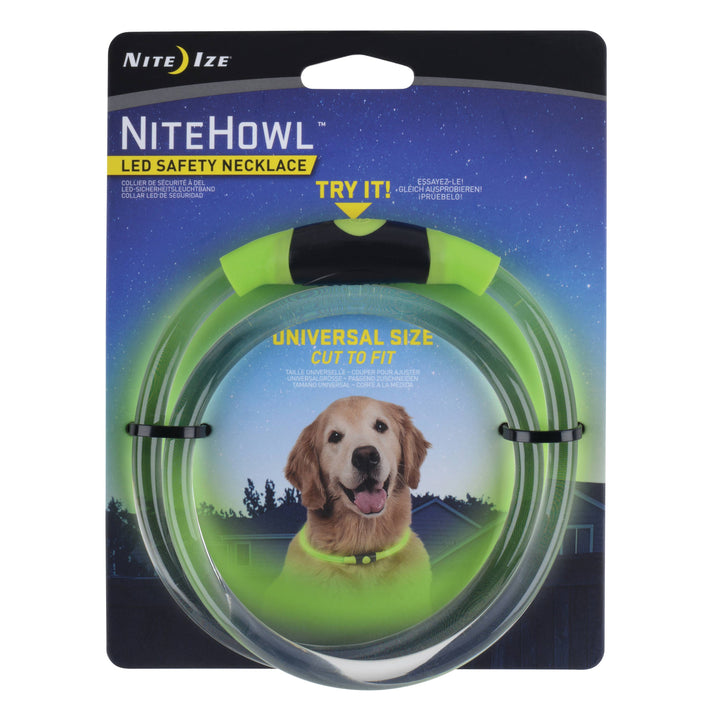 NiteHowl Rechargeable LED Safety Necklace Green