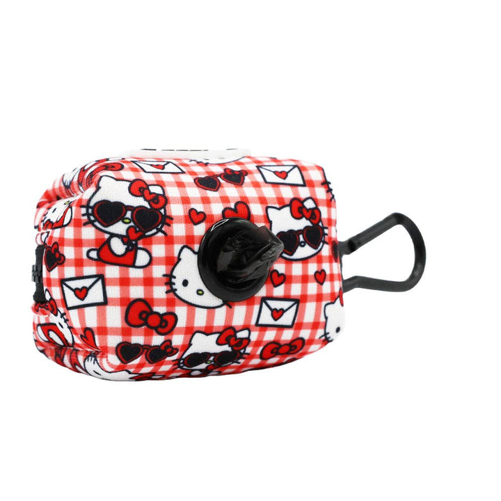 Dog Waste Bag Holder Hello Kitty® Red Classic