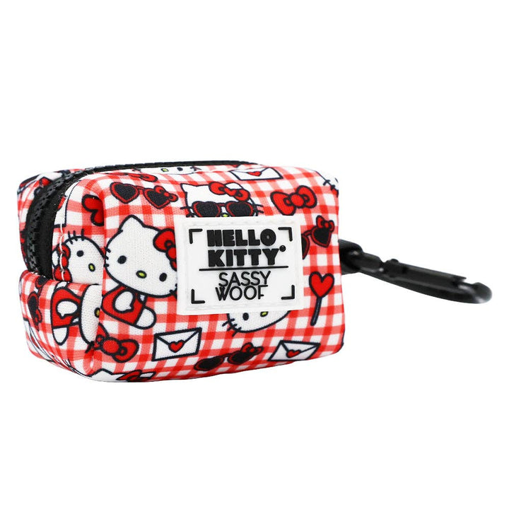 Dog Waste Bag Holder Hello Kitty® Red Classic