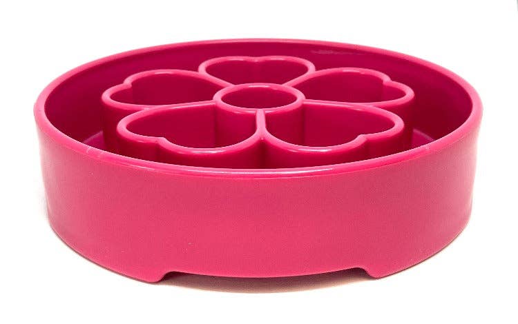 Flower Design eBowl Enrichment Slow Feeder Bowl