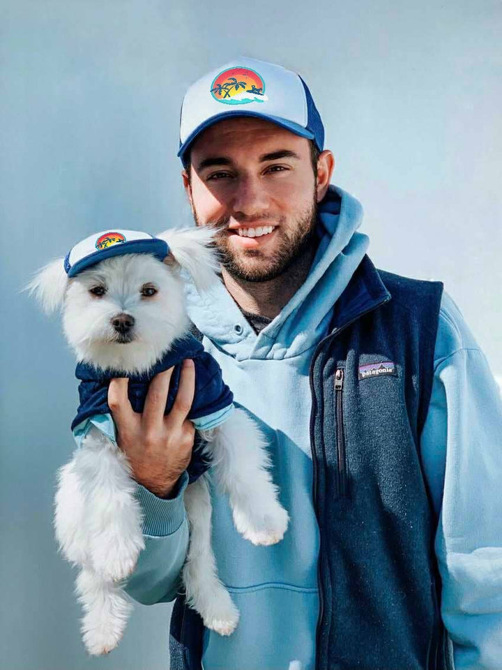 California Surfer Dog | Trucker Hat for Dogs