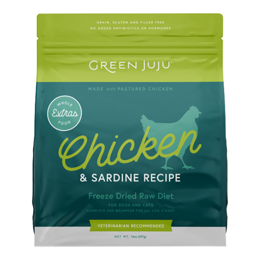 Chicken &amp; Sardine Freeze Dried Raw Diet 14 oz