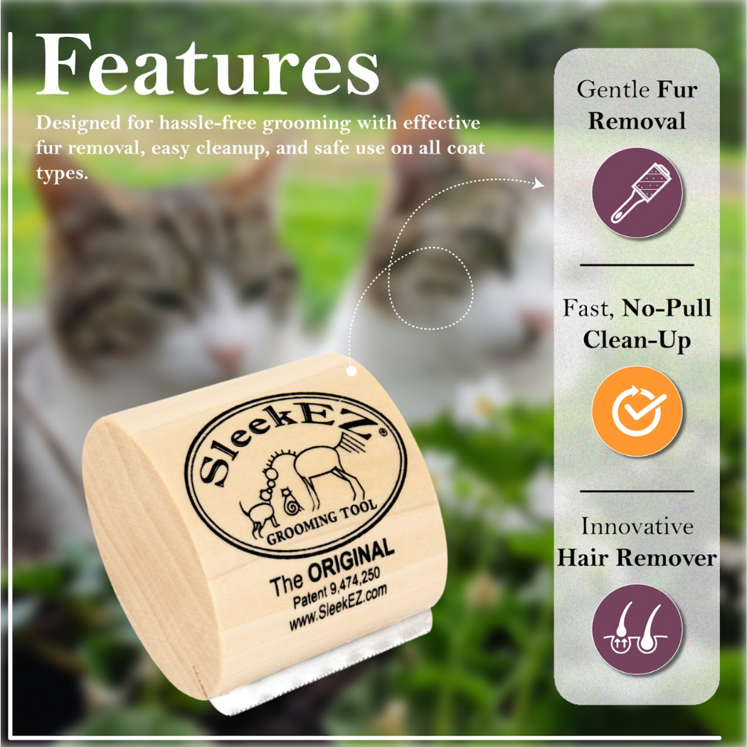 Small Brush for Shedding and Grooming (2.5 inch)