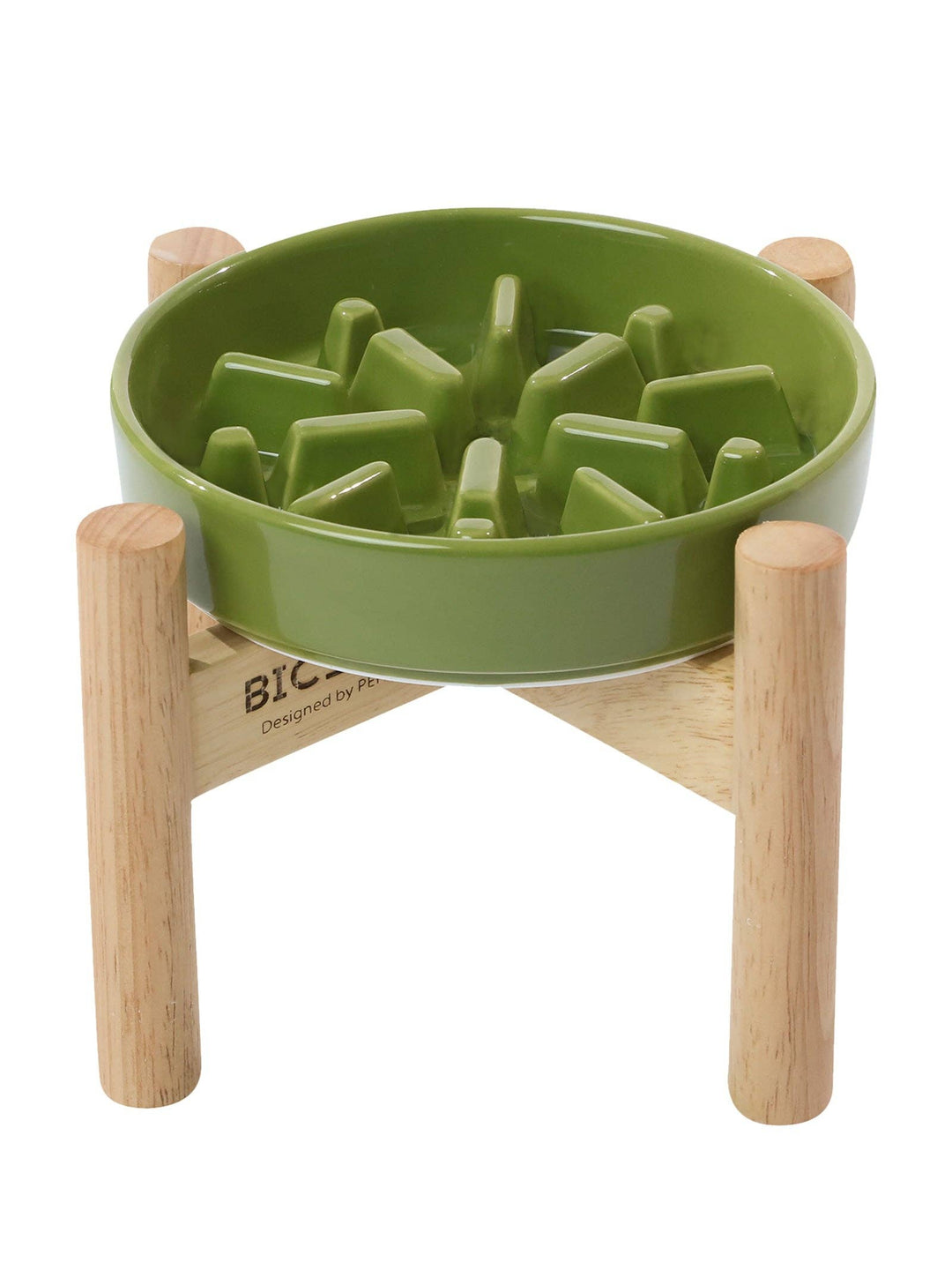 Spark Slow Feeder Dog Bowls - Red / Green