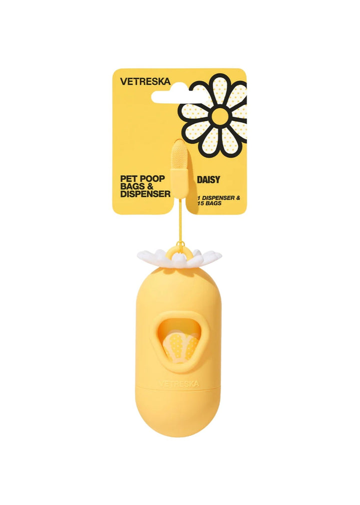 Daisy Pet Poop Bags &amp; Dispenser (1 Dispenser + 1 Roll)