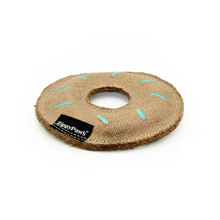 EcoZippy Jute Donutz Dog Toy