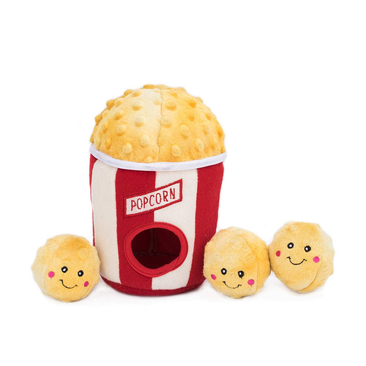 Zippy Burrow Popcorn Bucket Dog Toy