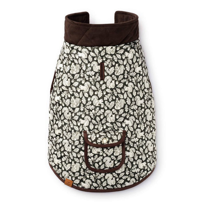 Olive Reversible Dog Jacket