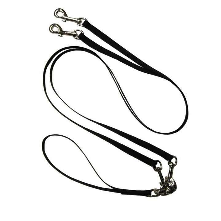 Nylon Two Dog Walker / No Tangle Leash
