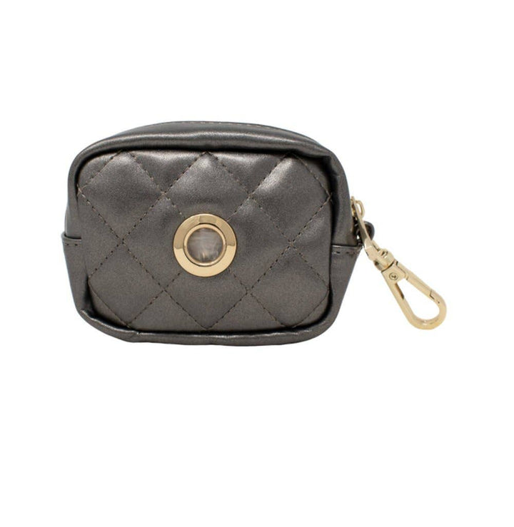 Melissa Vegan Leather Poop Bag Dispenser &amp; Treat Pouch