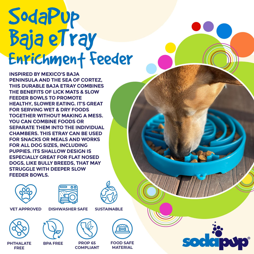 Baja Design eTray Shallow Slow Feeder Bowl