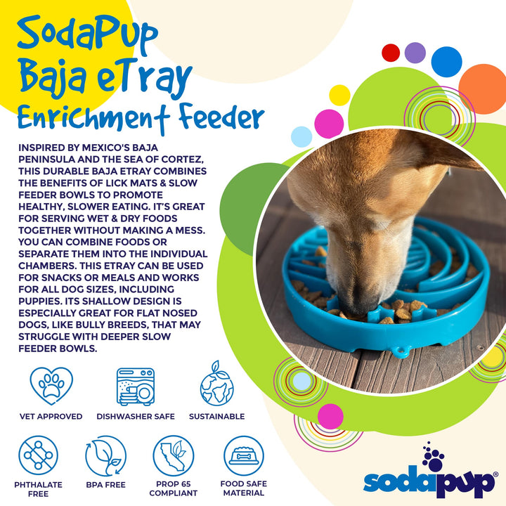 Baja Design eTray Shallow Slow Feeder Bowl
