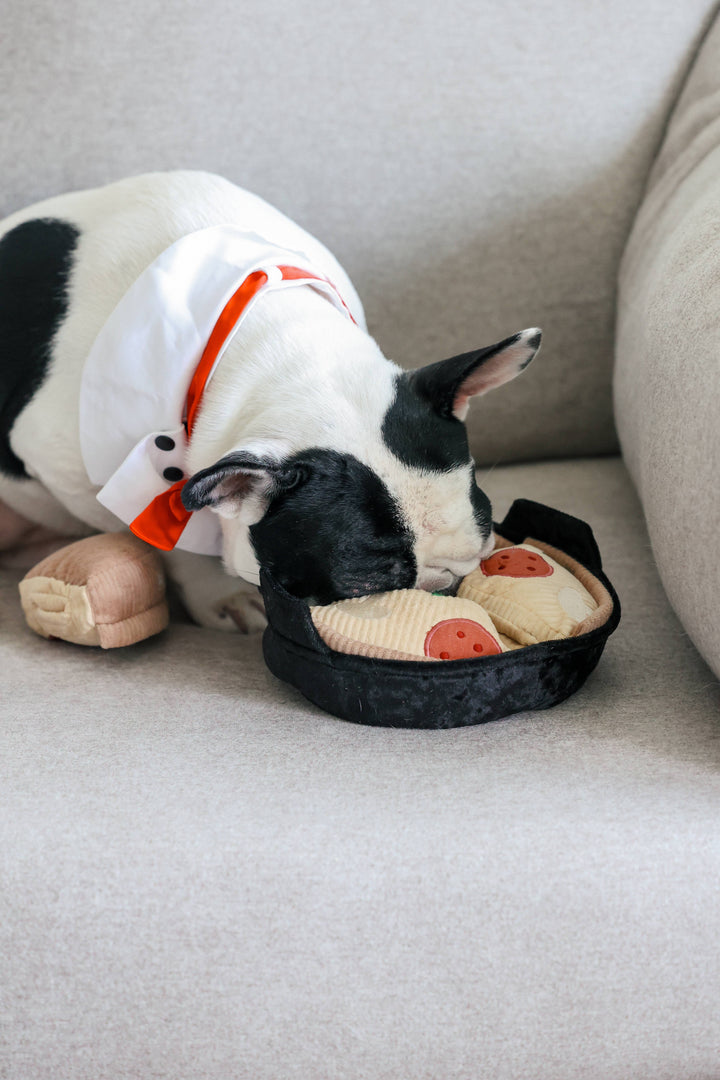Deep Dish Pizza Enrichment Dog Toy