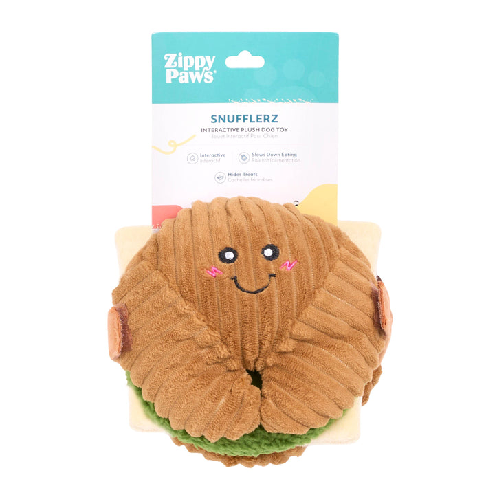 Snufflerz Stacks Breakfast Sandwich Interactive Dog Toy