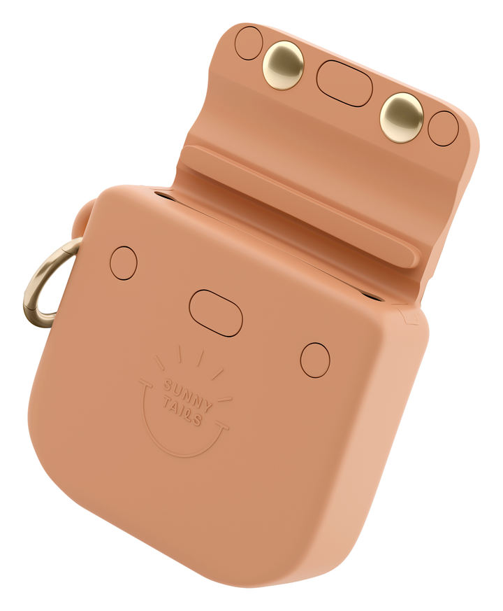 Chai Brown Snap Dog Treat Pouch