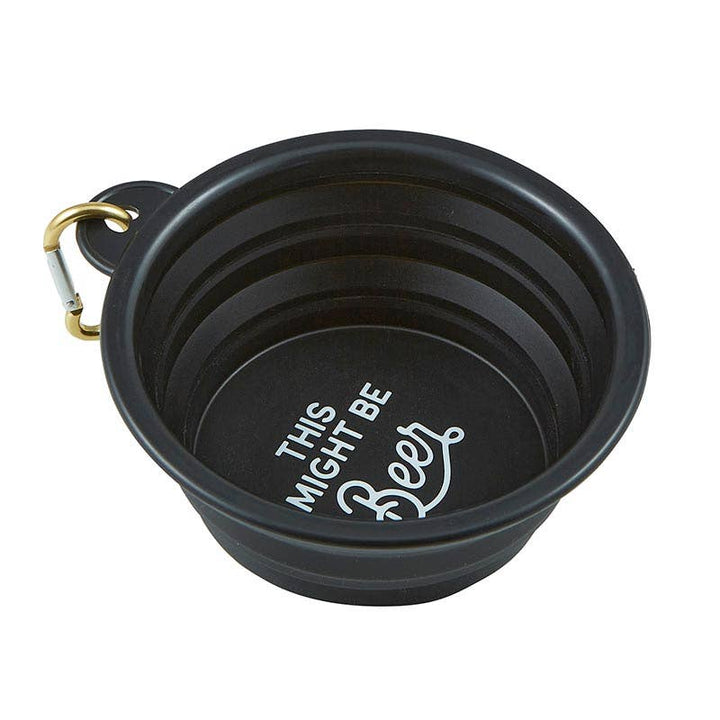 This Might Be Beer Collapsible Bowl