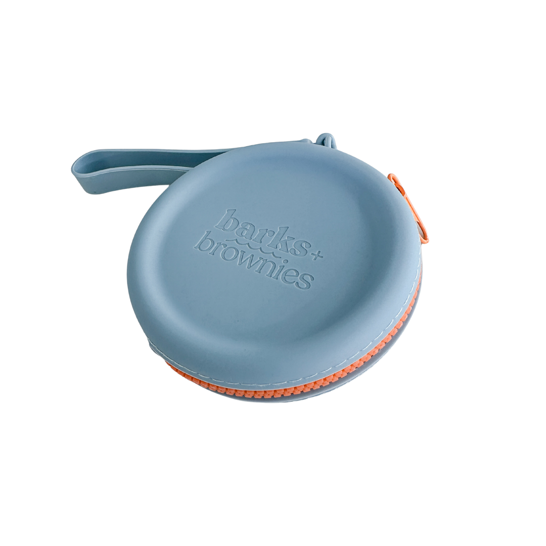 Silicon Treat Pouch - Sky Blue