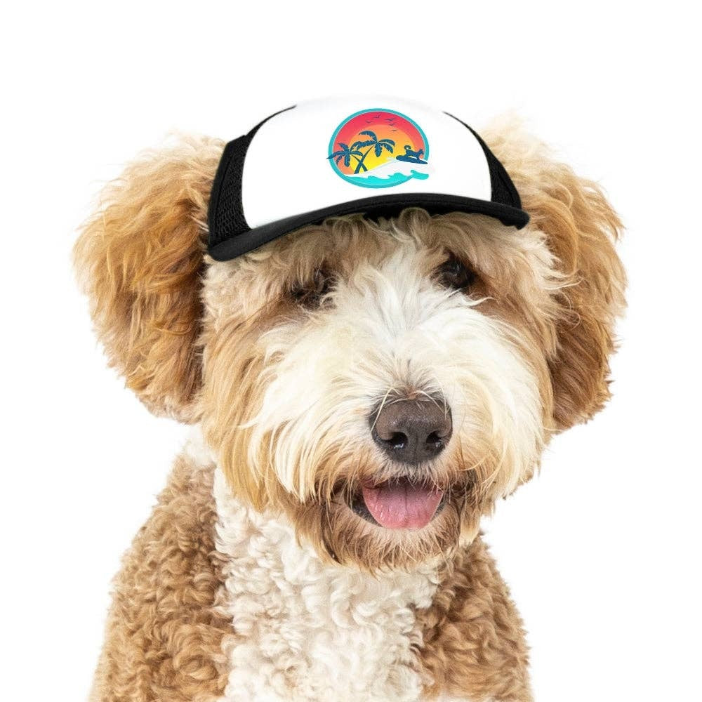 California Surfer Dog | Trucker Hat for Dogs