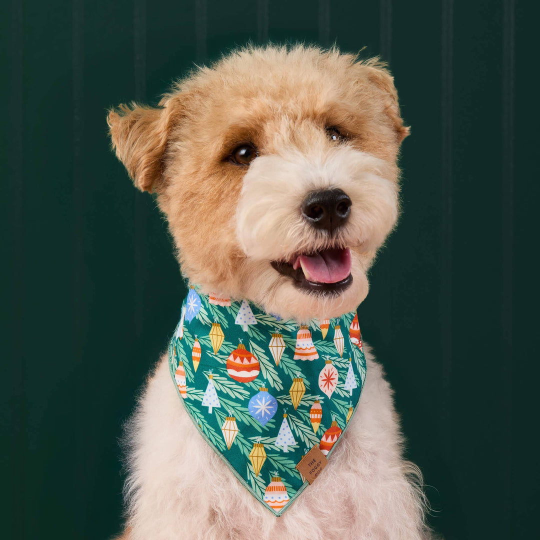 Festive Ornaments Dog Bandana