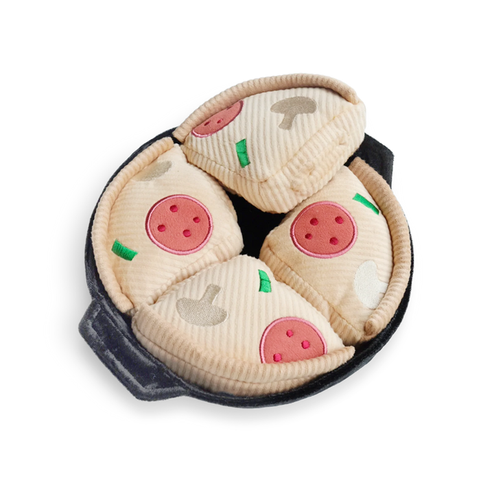 Deep Dish Pizza Enrichment Dog Toy
