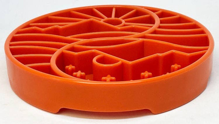 Yin Yang Design Shallow eTray Enrichment Slow Feeder Tray for Dogs