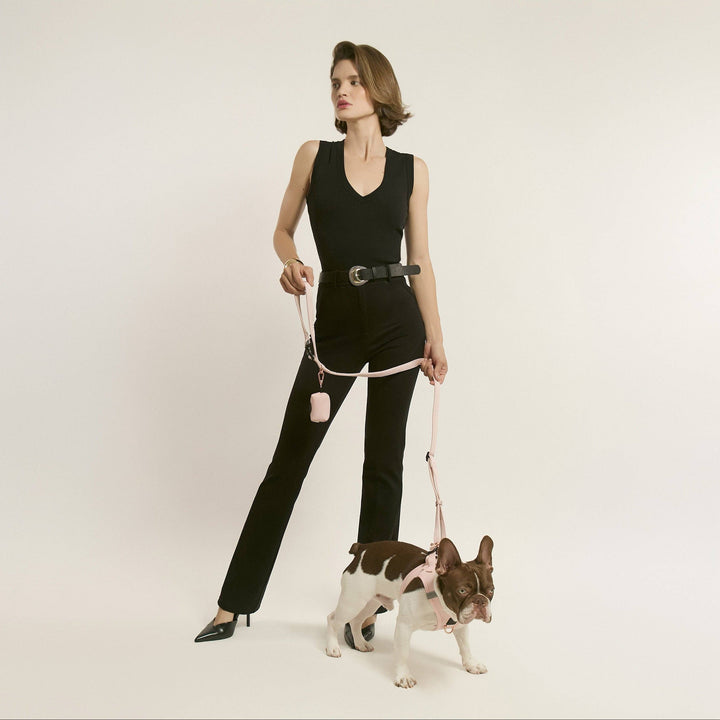 3-in-1 City Dog Leash - Blush