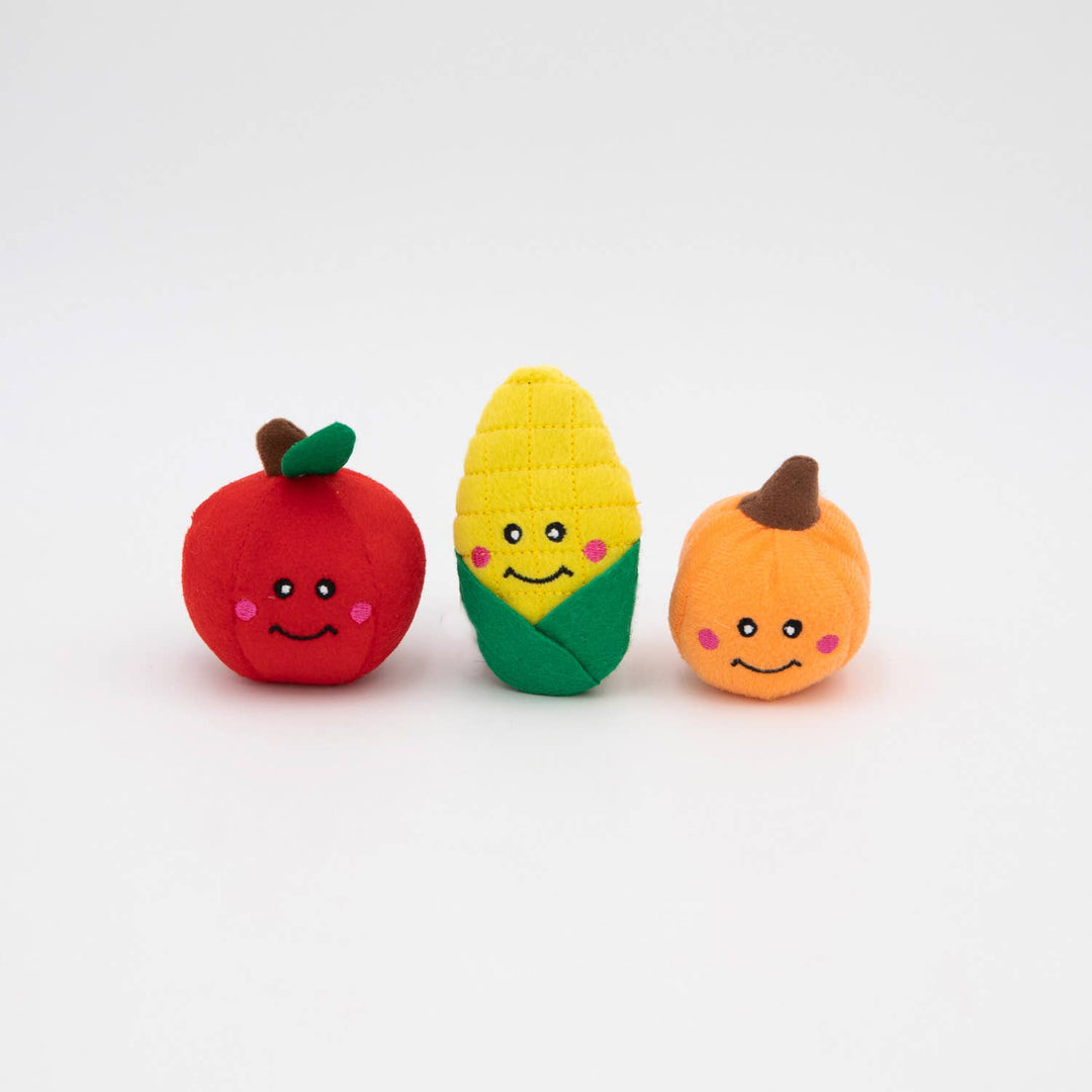 Miniz Fall Harvest (3-pack) Dog Toy