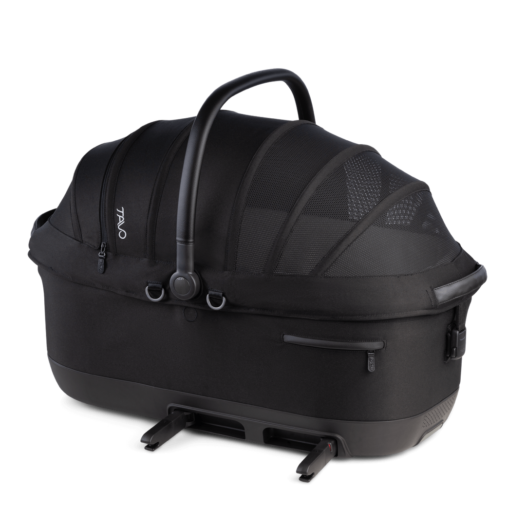 Onyx+Black Maeve iso7X-R Wind + Roscoe Trek Pet Car Seat and Stroller Travel System